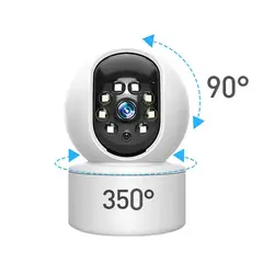 GENERICO - Cámara Seguridad Audio Bidireccional Auto Tracking Inteligente Visión Nocturna
