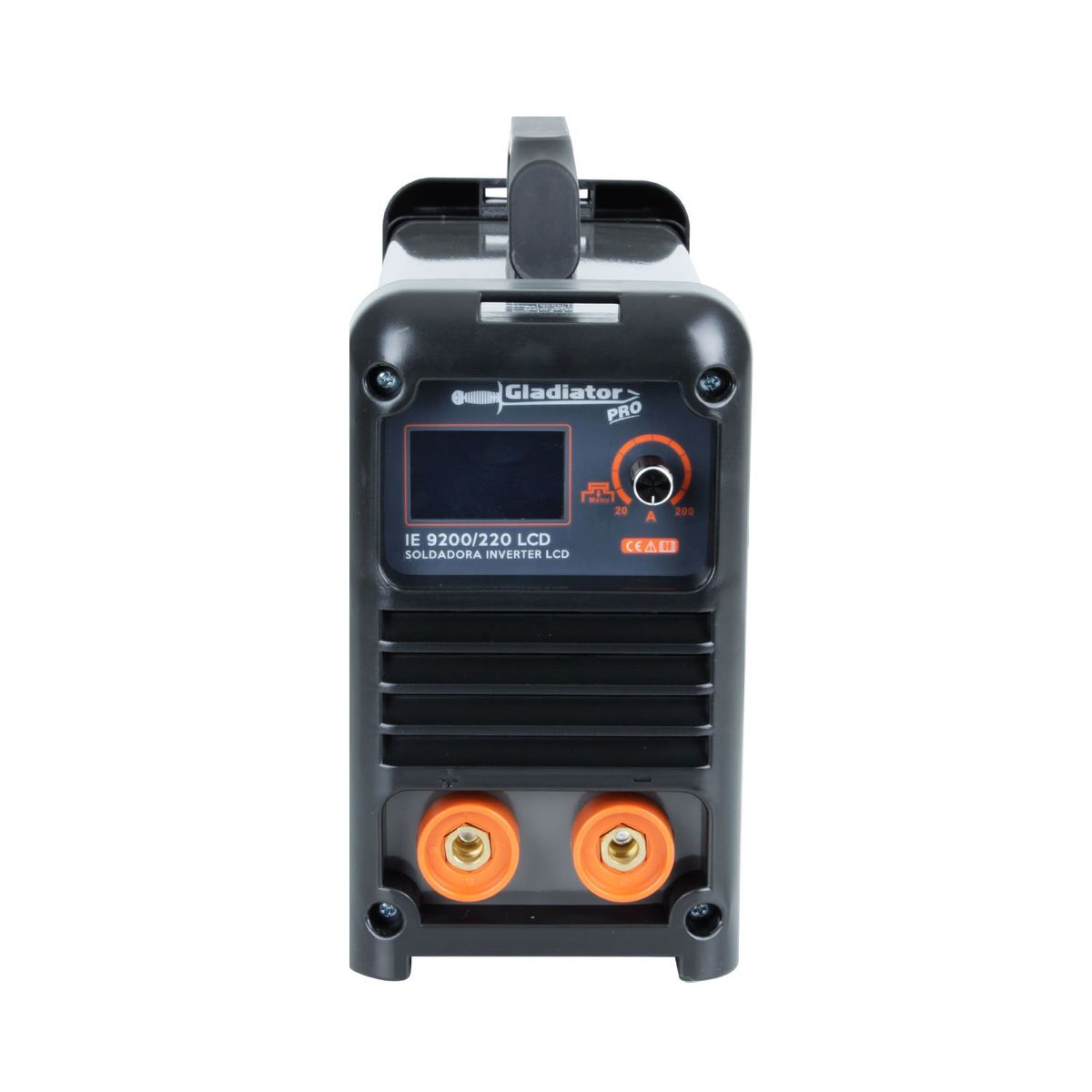 GLADIATOR - SOLDADORA INV ARCO MANUAL 200 AMP IE 9200/200 LCD