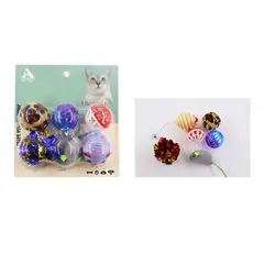GENERICO - Conjunto De Juguetes Para Gatos Pelotas