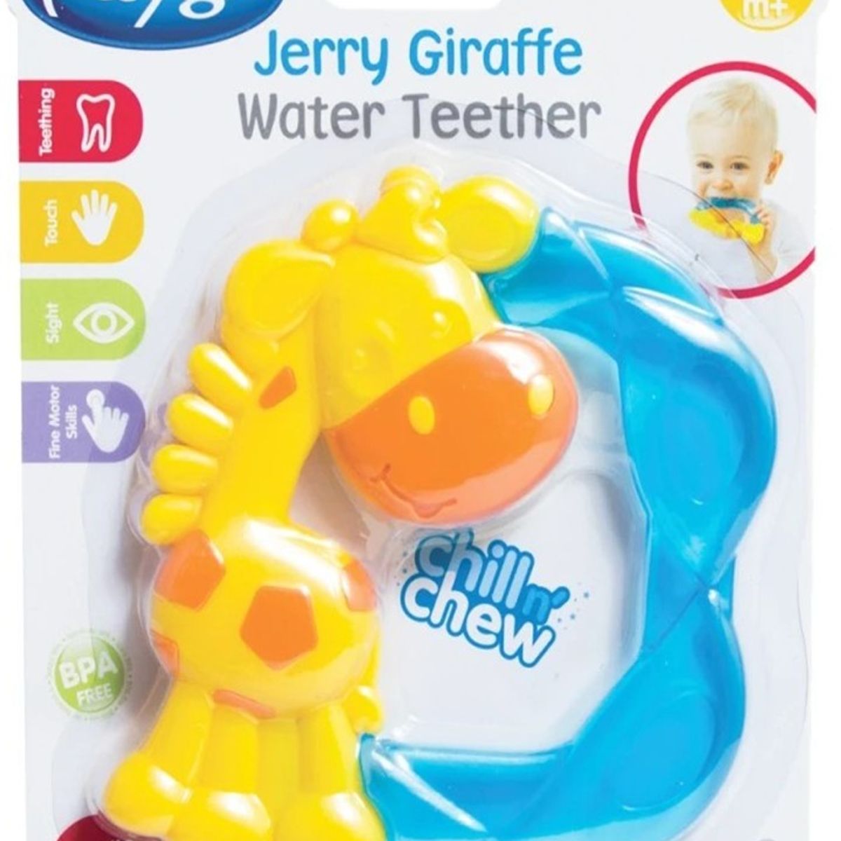 PLAYGRO - Mordedor De Agua Playgro Jerry Giraffe