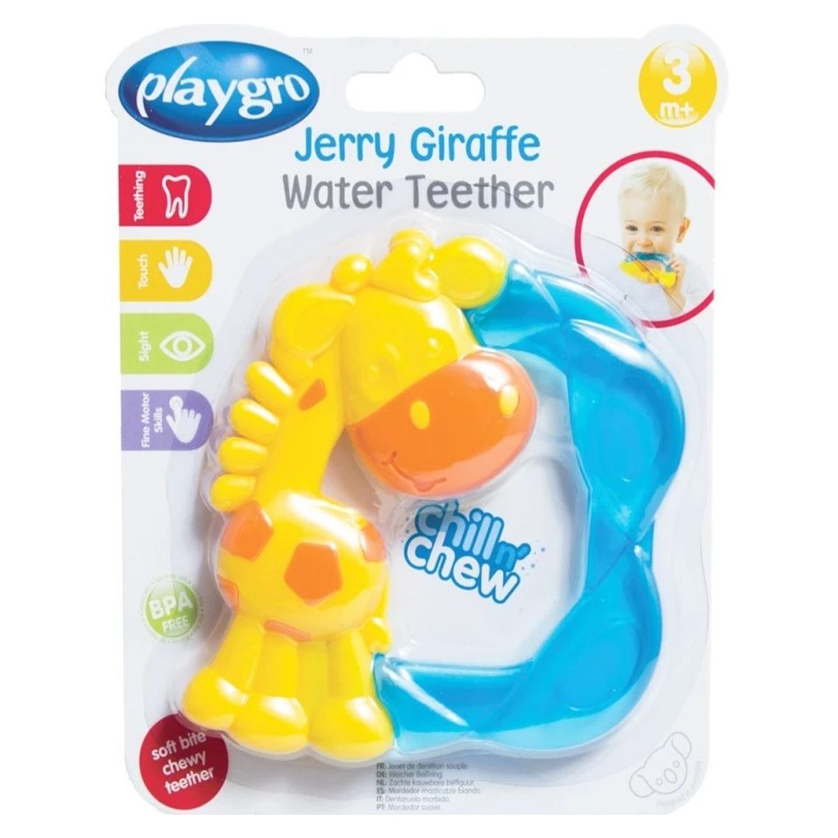 PLAYGRO - Mordedor De Agua Playgro Jerry Giraffe