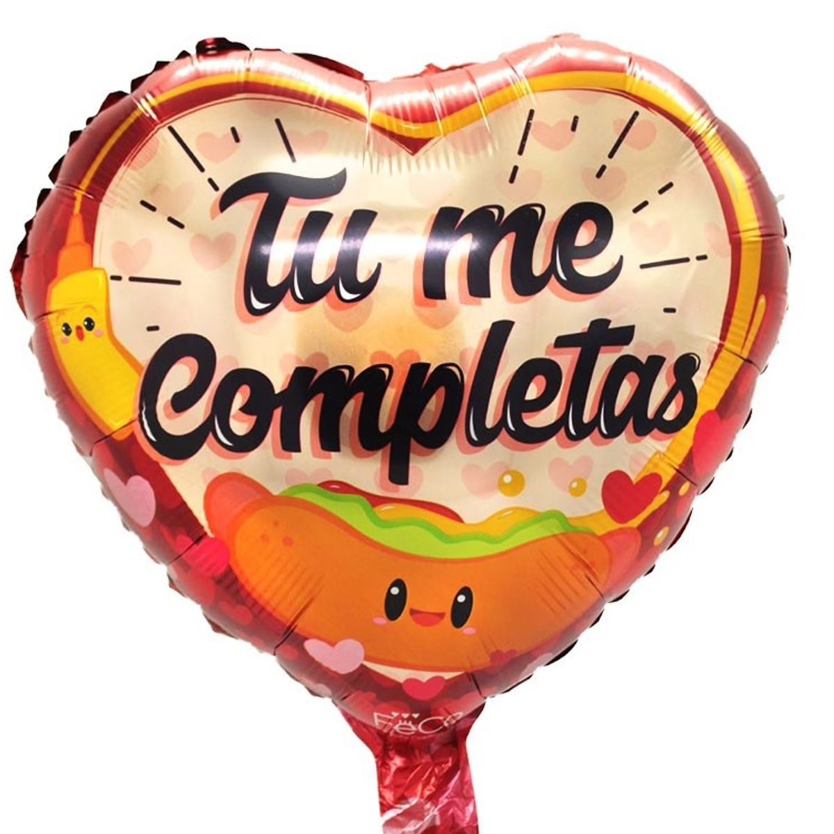 GENERICO - GLOBO METALICO 18 ME COMPLETAS X50 UNI