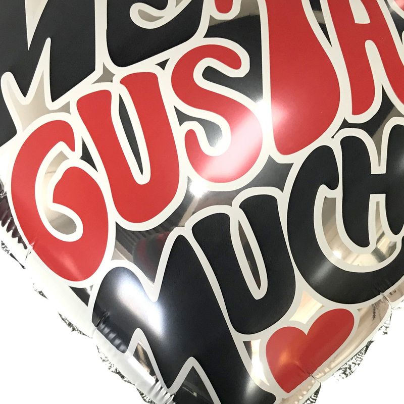 GENERICO - GLOBO METALICO 18 ME GUSTAS MUCHO X50 UNI