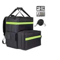 GENERICO - Bolsa Térmica Mochila Pizza Delivery Expandible Impermeable