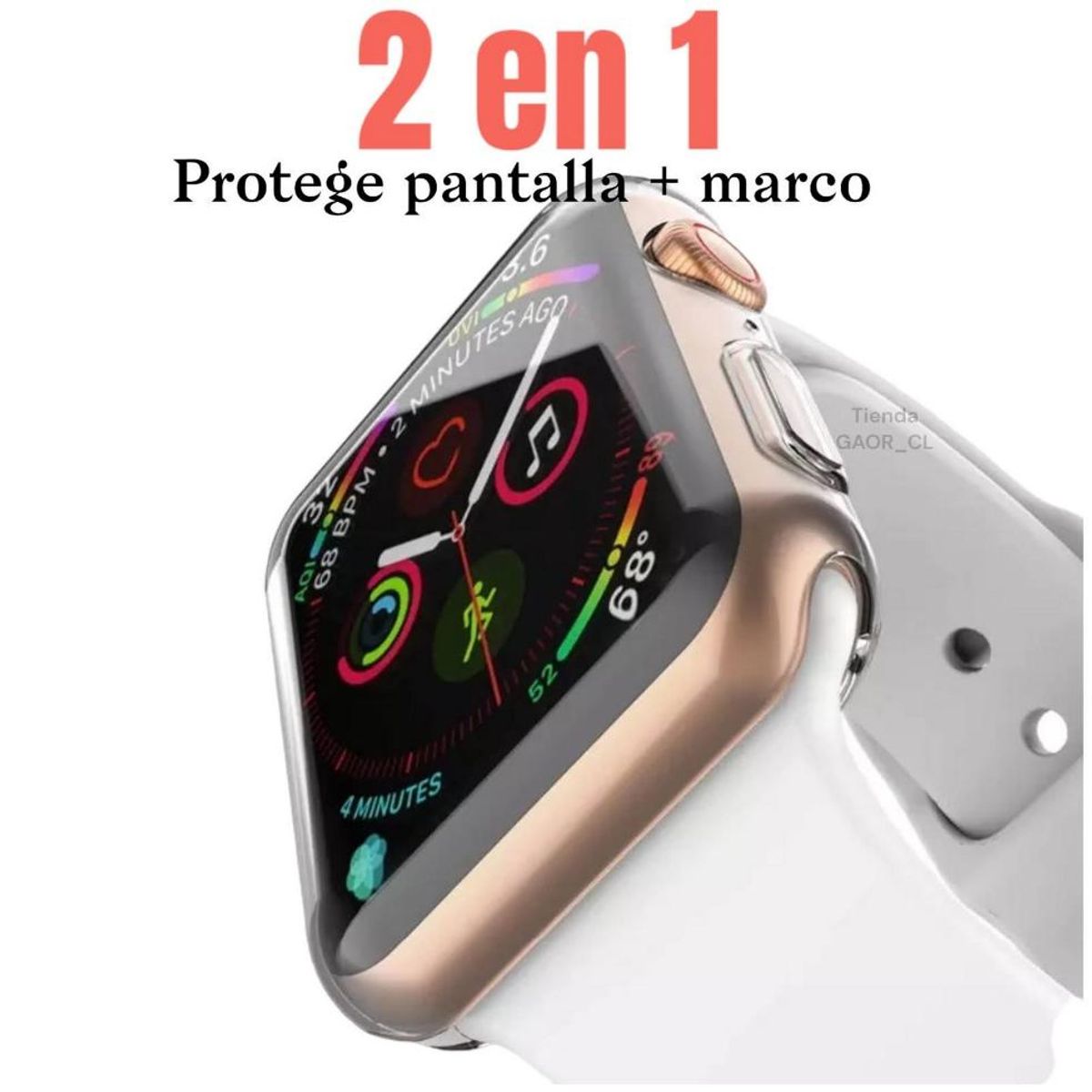 GAOR - Funda protectora Silicona para Apple Watch Series 10 de 46mm