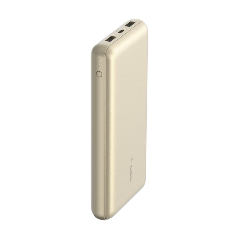BELKIN - Batería 20.000 mAh 2xUSB-A 1xUSB-C 15W Oro