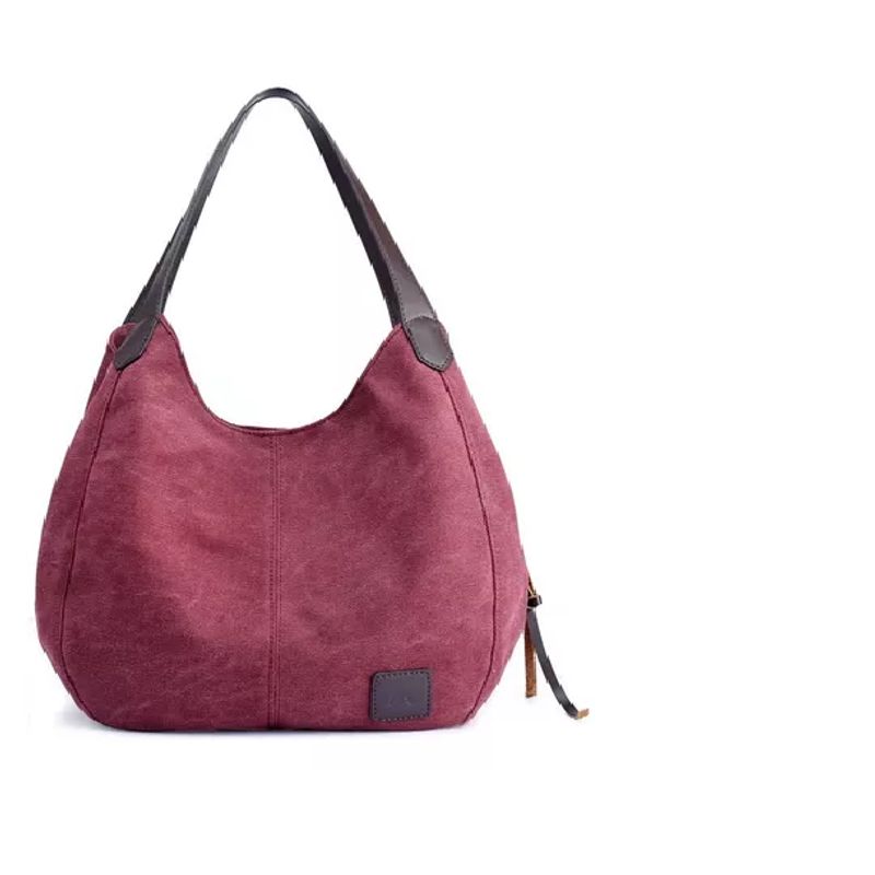 GENERICO - Bolsobandolera Tote De Lona Bolso De Mano Para Mujer