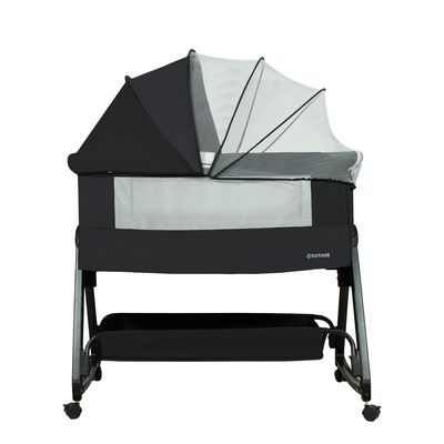 Imagen 2 del producto Cuna Colecho Balancin Cloud Colchón Mosquitero Canasto Negro