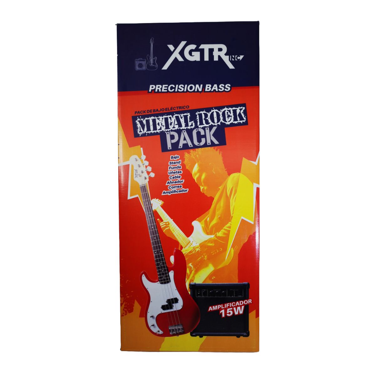 XGTR - Pack Bajo Eléctrico Precission BK PB100-BK XGTR