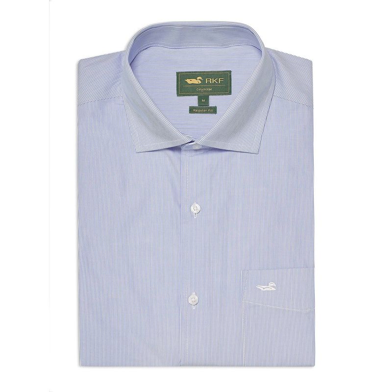 ROCKFORD - Camisa Cuello Italiano Hombre Easylife Celeste ROCKFORD