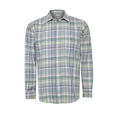 ROCKFORD - Camisa Algodón Orgánico Hombre Arbed Azul