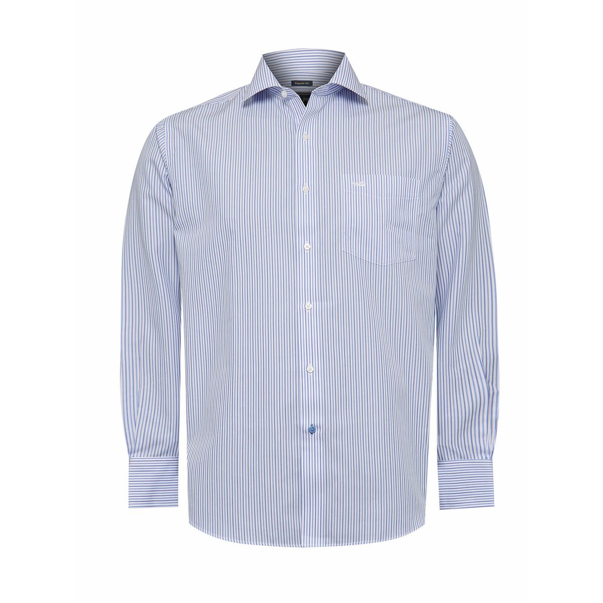 ROCKFORD - Camisa Azul Cuello Italiano Hombre WF ROCKFORD
