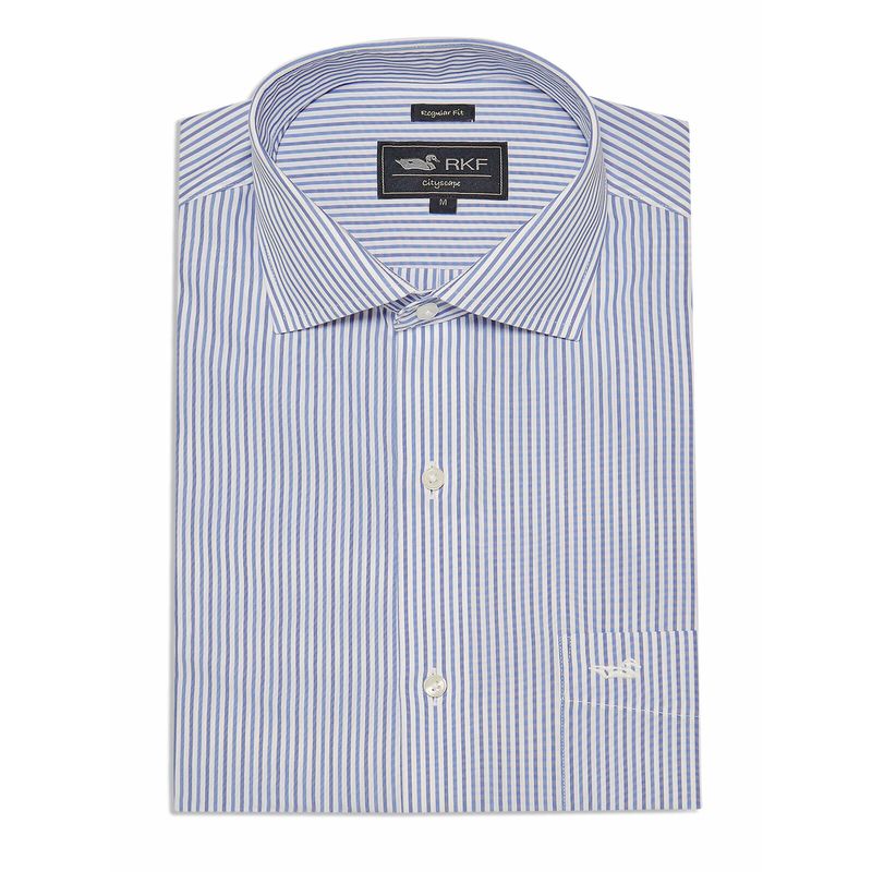 ROCKFORD - Camisa Cuello Italiano Hombre WF Blanco ROCKFORD