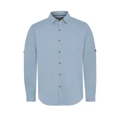 ROCKFORD - Camisa Algodón Orgánico Hombre Galiton Celeste