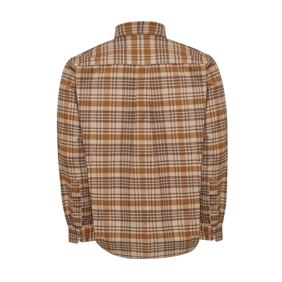 ROCKFORD - Camisa Algodón Orgánico Hombre Padua Café ROCKFORD