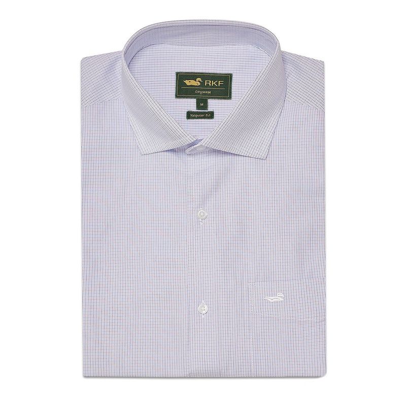 ROCKFORD - Camisa Cuello Italiano Hombre Easylife Azul ROCKFORD