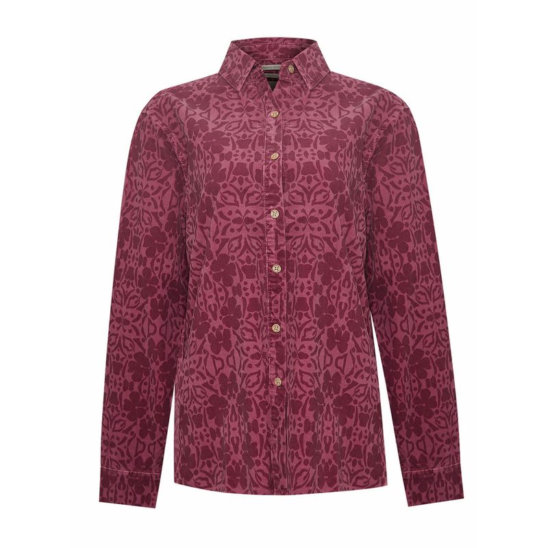 ROCKFORD - Blusa Algodón Orgánico Mujer Everest Rojo ROCKFORD