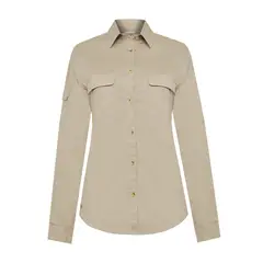 ROCKFORD - Blusa Algodón Orgánico Mujer Coop Beige