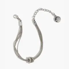 LOUNGE - Pulsera Cadenas Y Argollas Stras