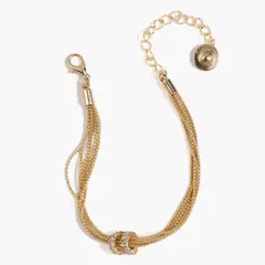 LOUNGE - Pulsera Cadenas Y Argollas Stras