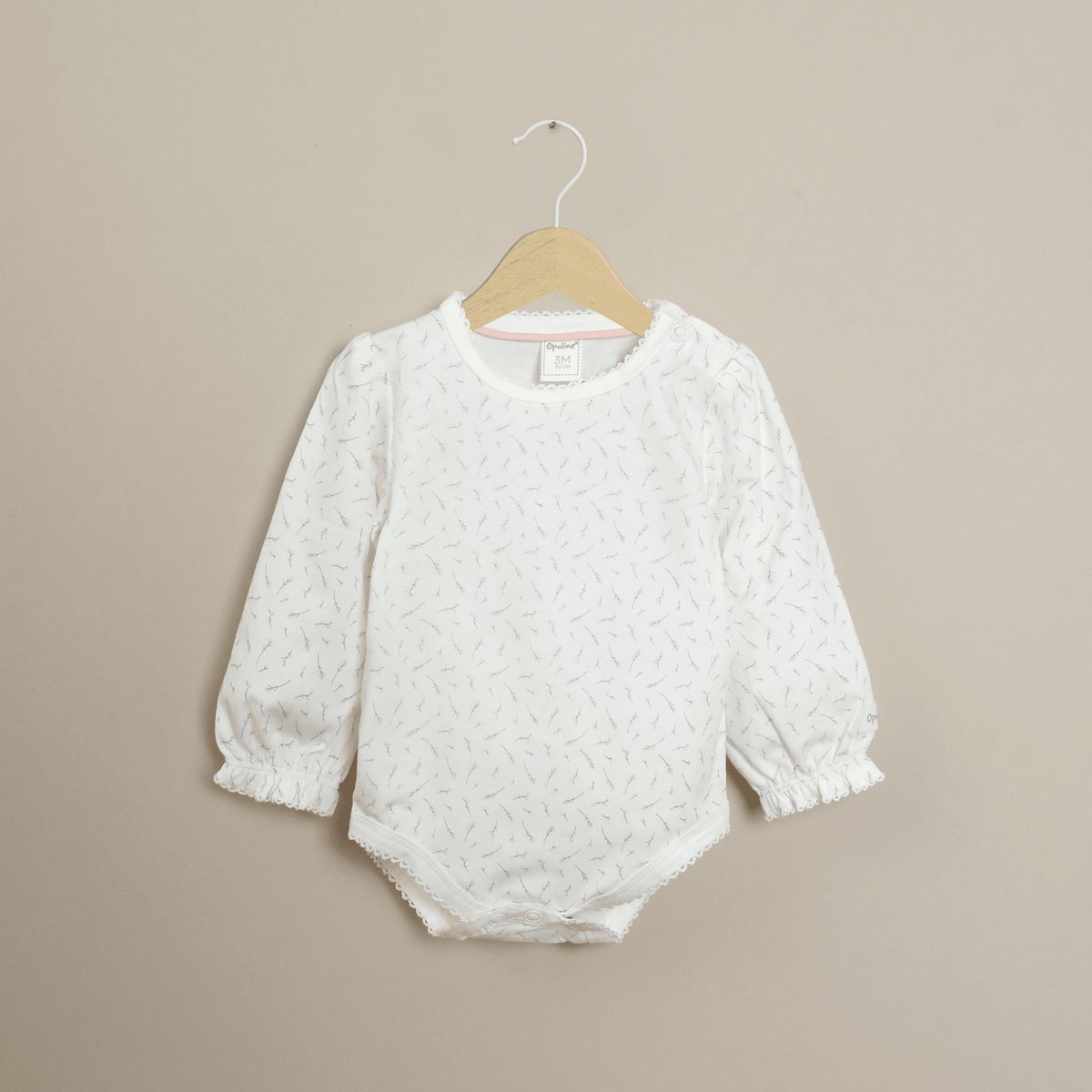 OPALINE - Bodys Bebé niña Blanco 40090 Opaline