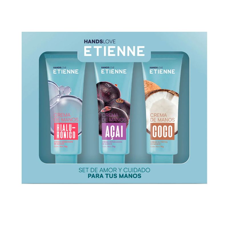 ETIENNE - Set Etienne Triple Hands Love Crema de Manos