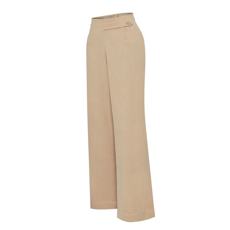 ROCKFORD - Pantalón Mujer Hornacal Beige ROCKFORD