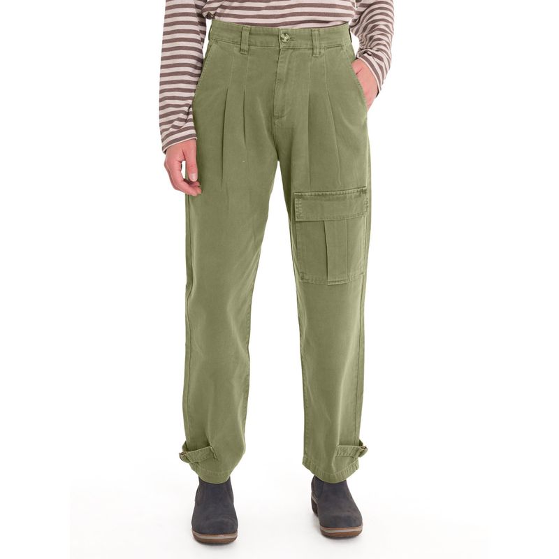 ROCKFORD - Pantalón Algodón Orgánico Mujer Mavecure Verde ROCKFORD