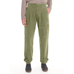 ROCKFORD - Pantalón Algodón Orgánico Mujer Mavecure Verde