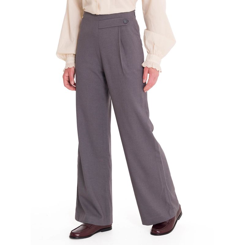 ROCKFORD - Pantalón Fibras Recicladas Mujer Hornacal Gris ROCKFORD
