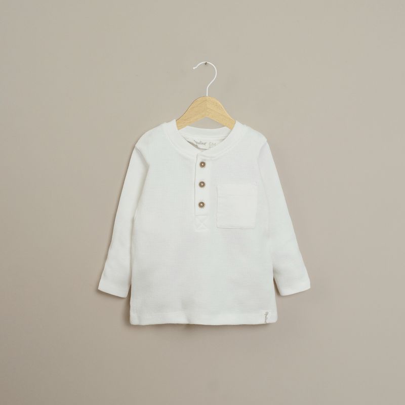 OPALINE - Poleras Bebé niño Blanco 40167 Opaline