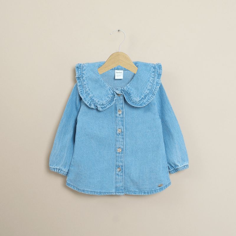OPALINE - Blusas Bebé niña Azul 40084 Opaline