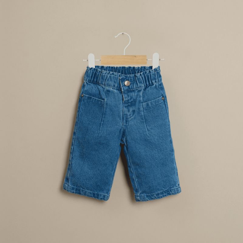 OPALINE - Jeans Bebé niña Azul 40126 Opaline