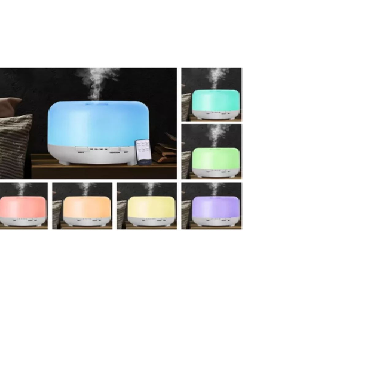 GENERICO - Humidificador Ultrasonico Humificador Aire Difusor 500ml