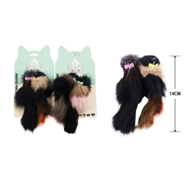 GENERICO - Juguete Para Gato Peluche De Ratón 14Cm Color Aleatorio