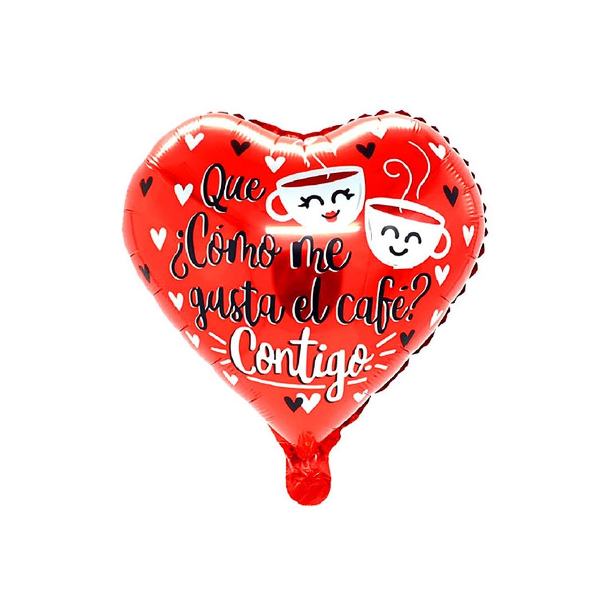 GENERICO - GLOBO METALICO 18 TE AMO CAFE X1 UNI