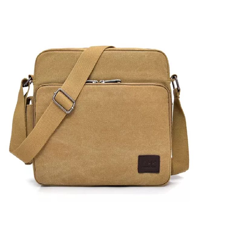 GENERICO - Bolso De Mensajero Vintage Unisex De Lona Maletín De Viaje