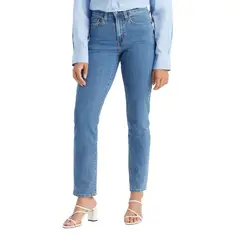 LEVIS - Jeans Mujer 724 High Rise Straight Azul