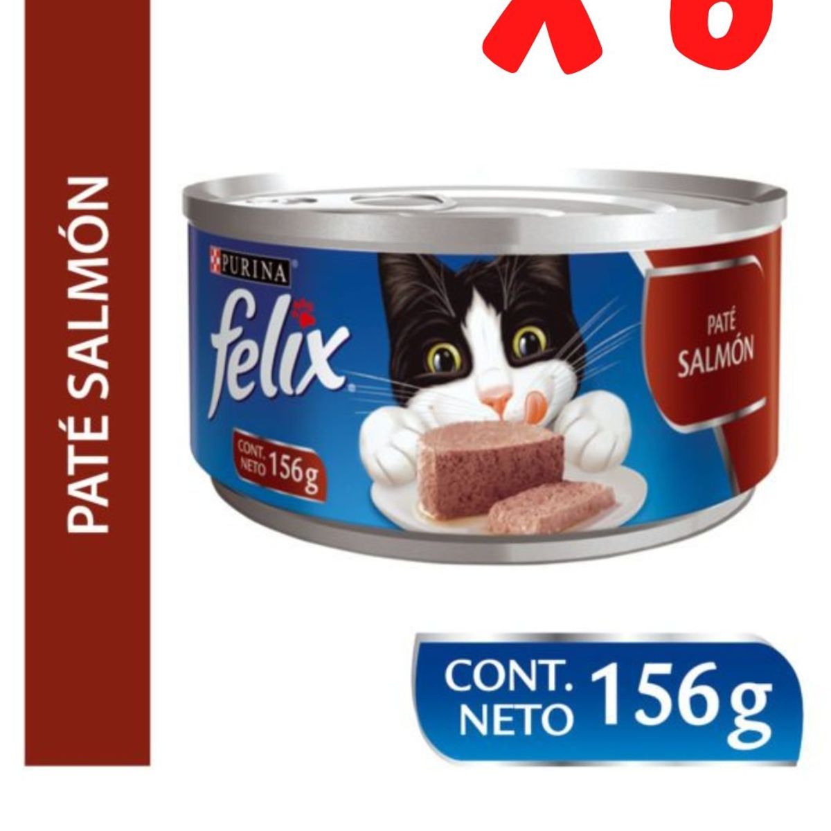 PURINA FELIX - 6 Latas felix paté de salmón
