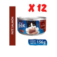 12 Latas felix paté de salmón