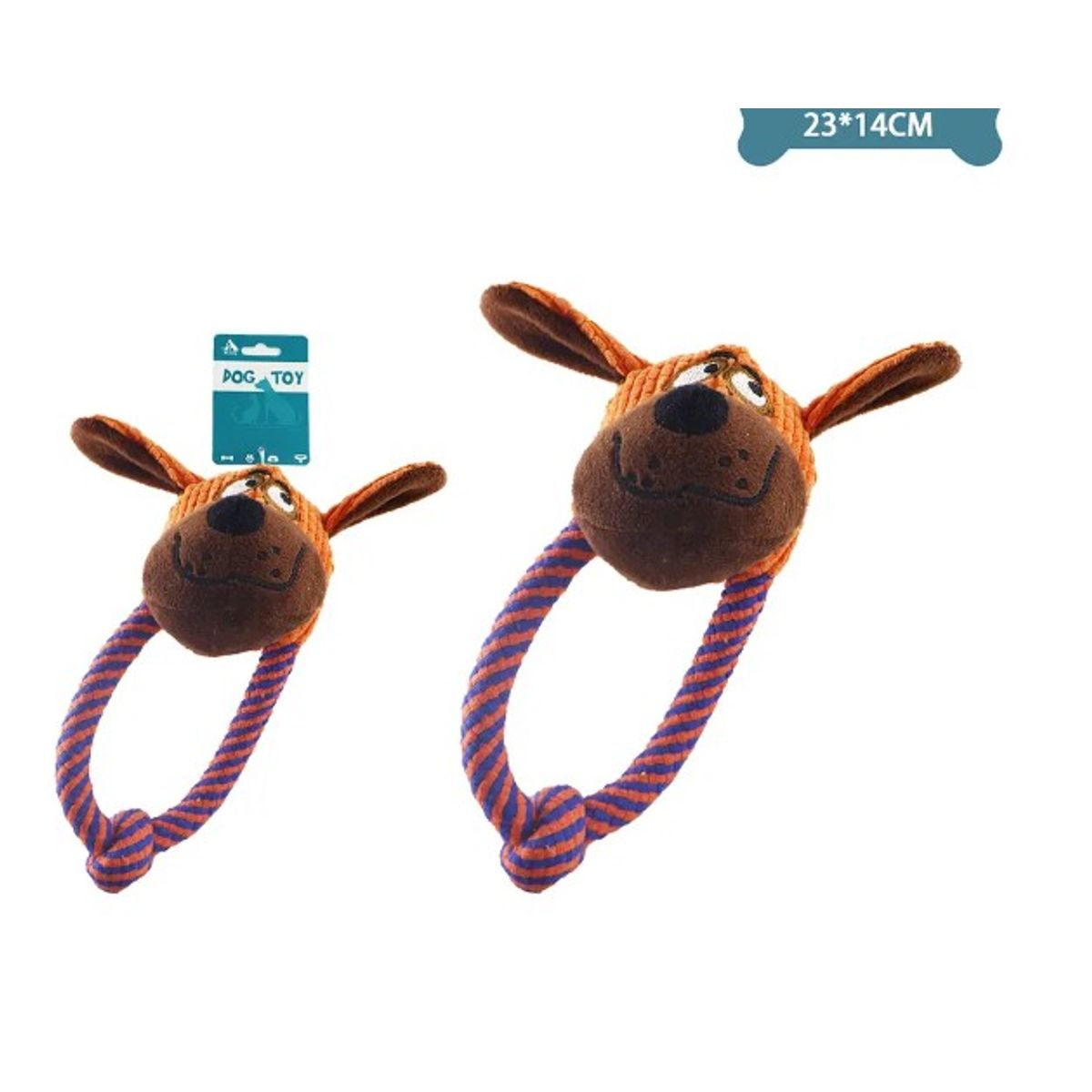 GENERICO - Juguete De Cuerda De Algodón En Forma De Animal 2314Cm