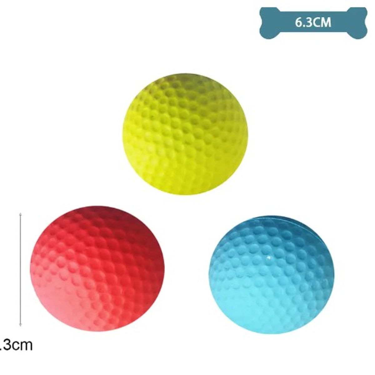 GENERICO - Pelota De Golf Para Perro Color Aleatorio 63Cm