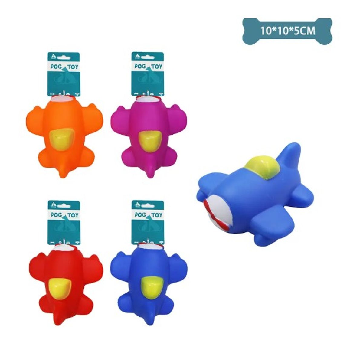 GENERICO - Avión De Combate Para Mascotas Color Aleatorio 10105Cm