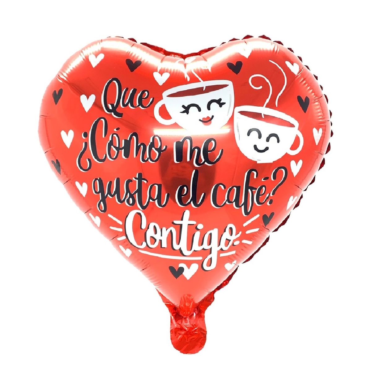 GENERICO - GLOBO METALICO 18' TE AMO CAFE X50 UNI