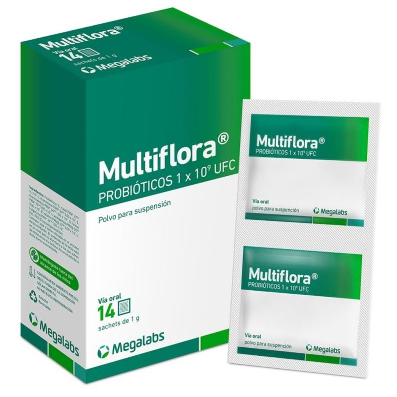 MULTIFLORA - Multiflora Probioticos 14 Sachets Polvo Para Suspensión Oral