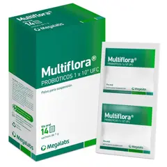 MULTIFLORA - Probioticos 14 Sachets Polvo Para Suspensión Oral