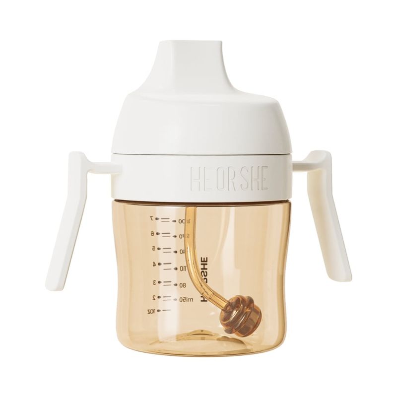 HEORSHE - Vaso Dental Care Sippy Cup Heorshe 210 ml - Blanca - 6+