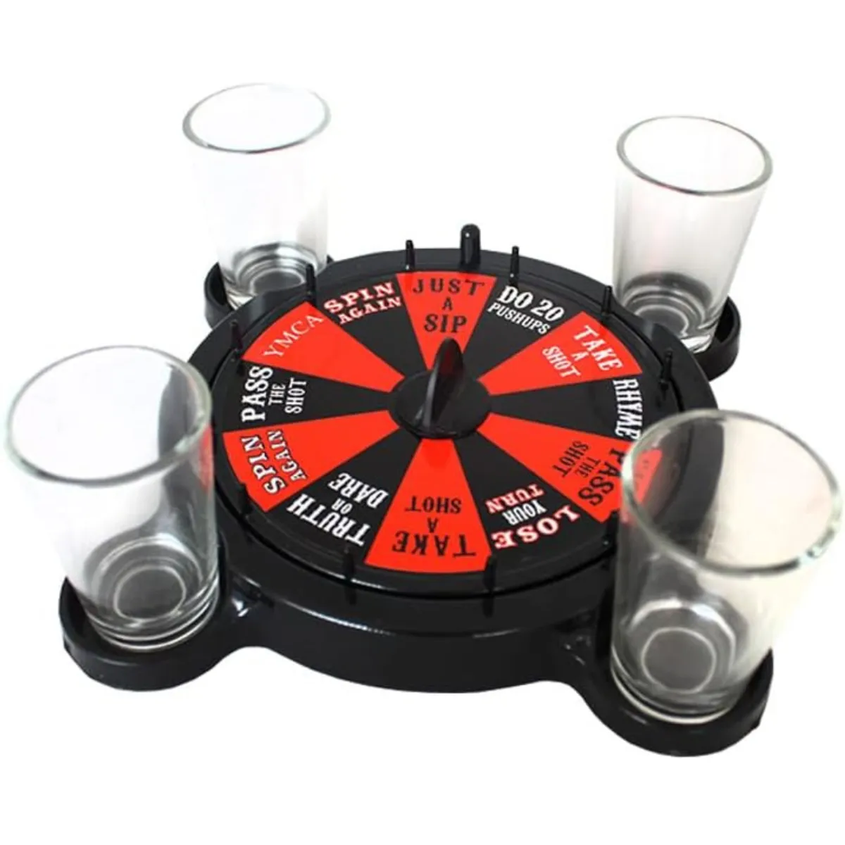 GENERICO - Ruleta Juego de Shots + 4 Copas