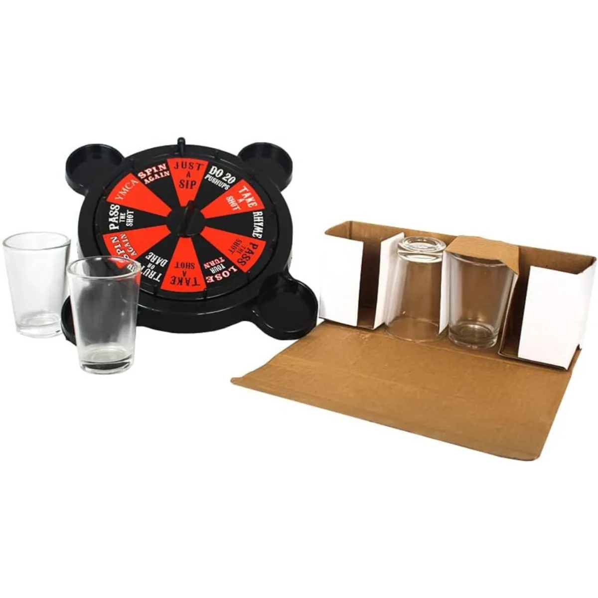 GENERICO - Ruleta Juego de Shots + 4 Copas