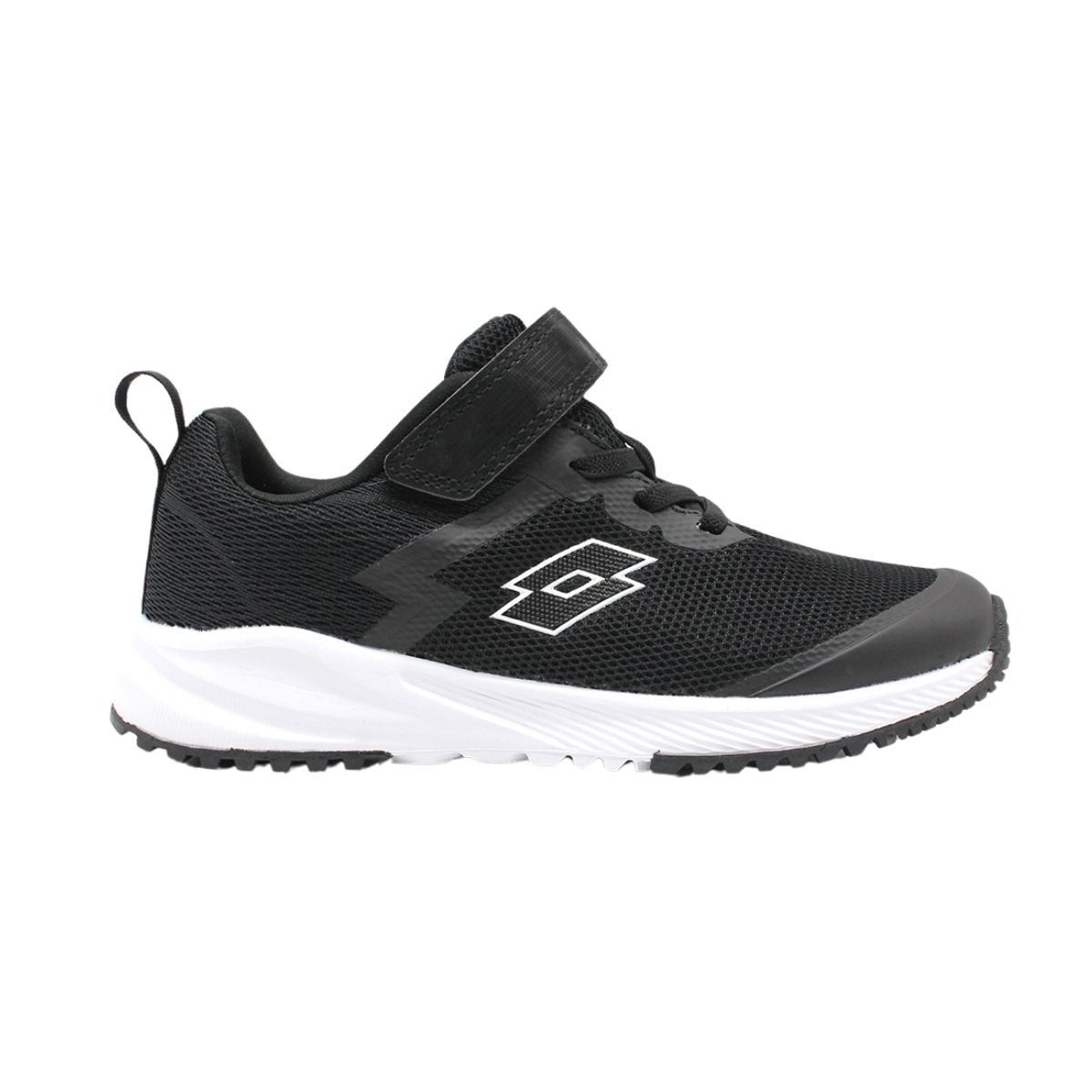 LOTTO - Zapatilla de Running Niño Lotto - Challenge Negro Blanco - Negro